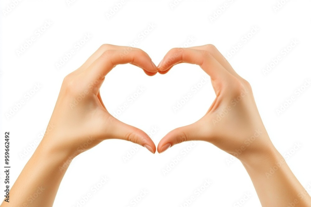 Hands Skillfully Forming a Beautiful Heart Symbol to Represent Love and Deep Compassion Hands Skillfully Forming a Beautiful Heart Symbol to Represent Love and Deep Compassion