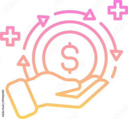 Return of investment icon