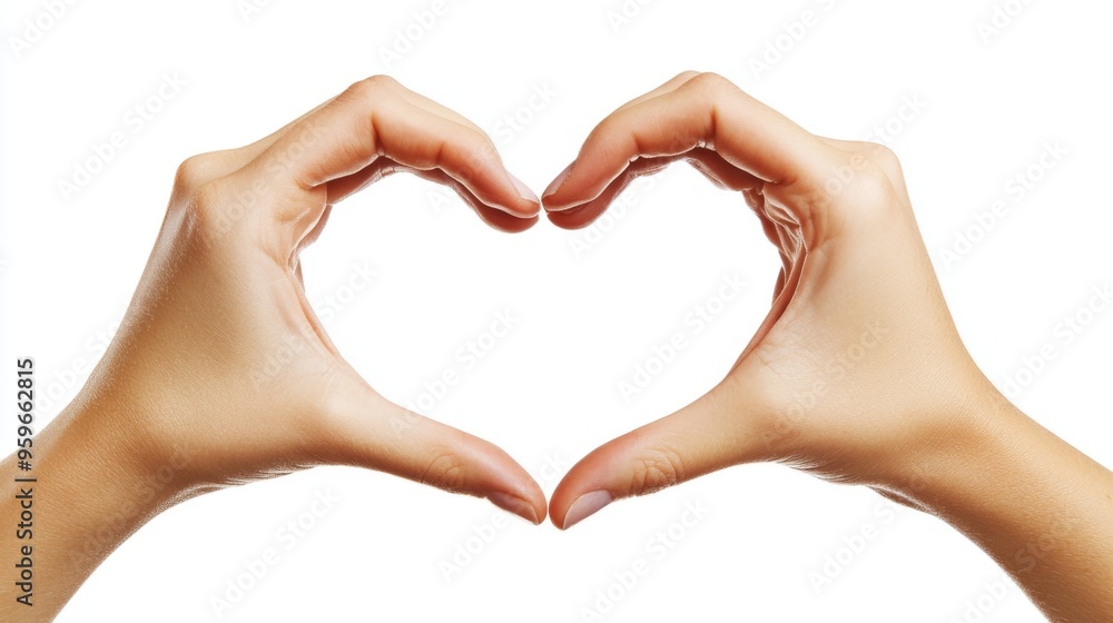 Hands Skillfully Forming a Beautiful Heart Symbol to Represent Love and Deep Compassion Hands Skillfully Forming a Beautiful Heart Symbol to Represent Love and Deep Compassion