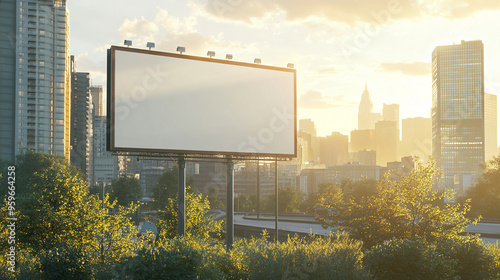 Wallpaper Mural blank billboard business advertisement mockup background Torontodigital.ca