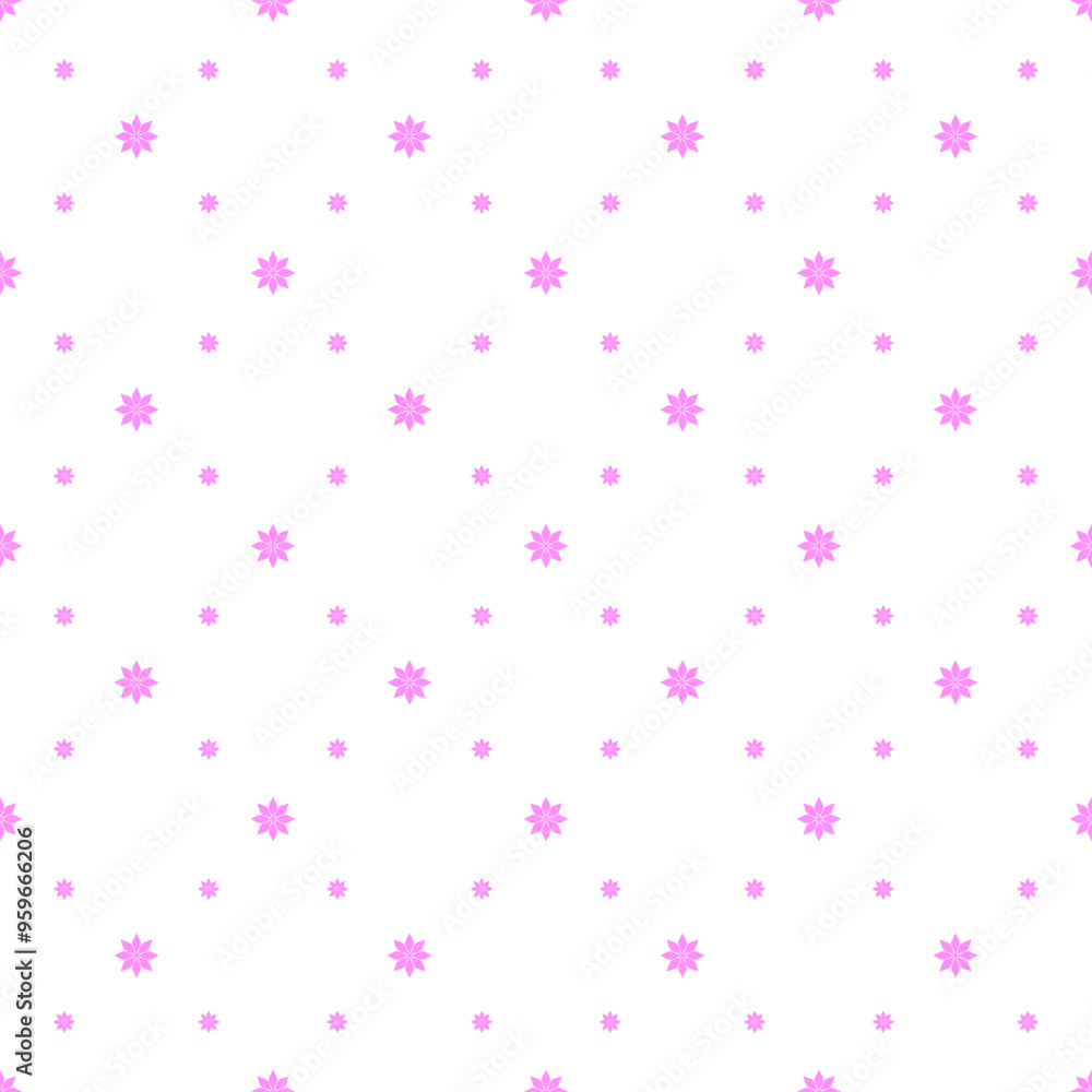 Seamless pink floral pattern, Simple pattern design background with flowers for wrapped paper, fabric, wallpaper,backdrop Seamless pink floral pattern, Simple pattern design background with flowers for wrapped paper, fabric, wallpaper,backdrop