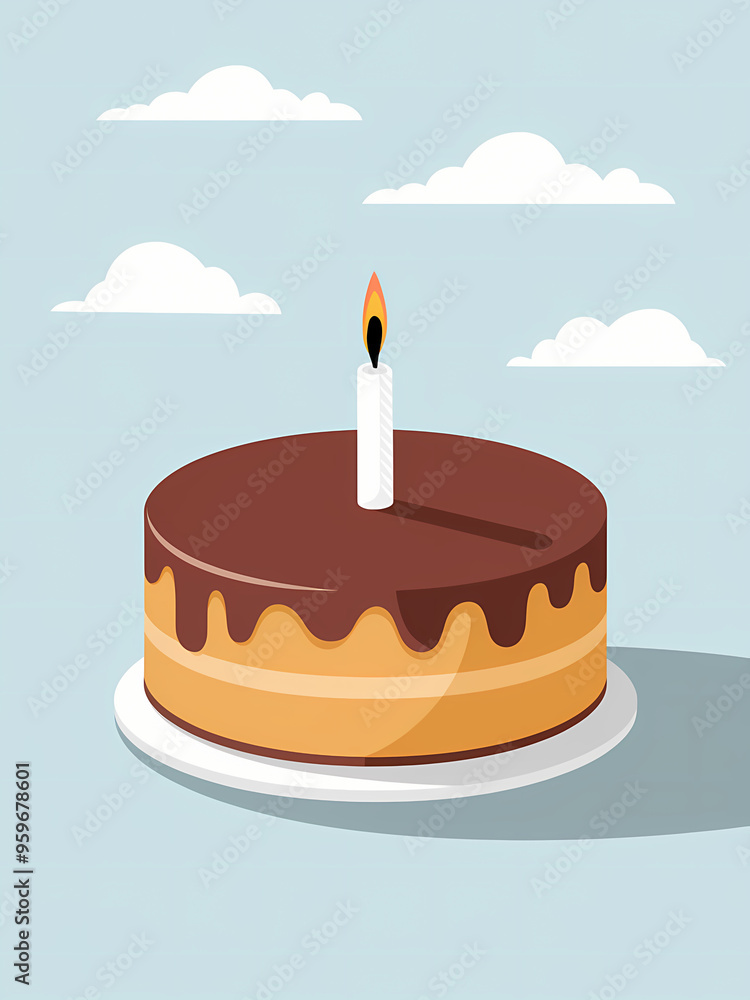 illustration of a cake illustration of a cake