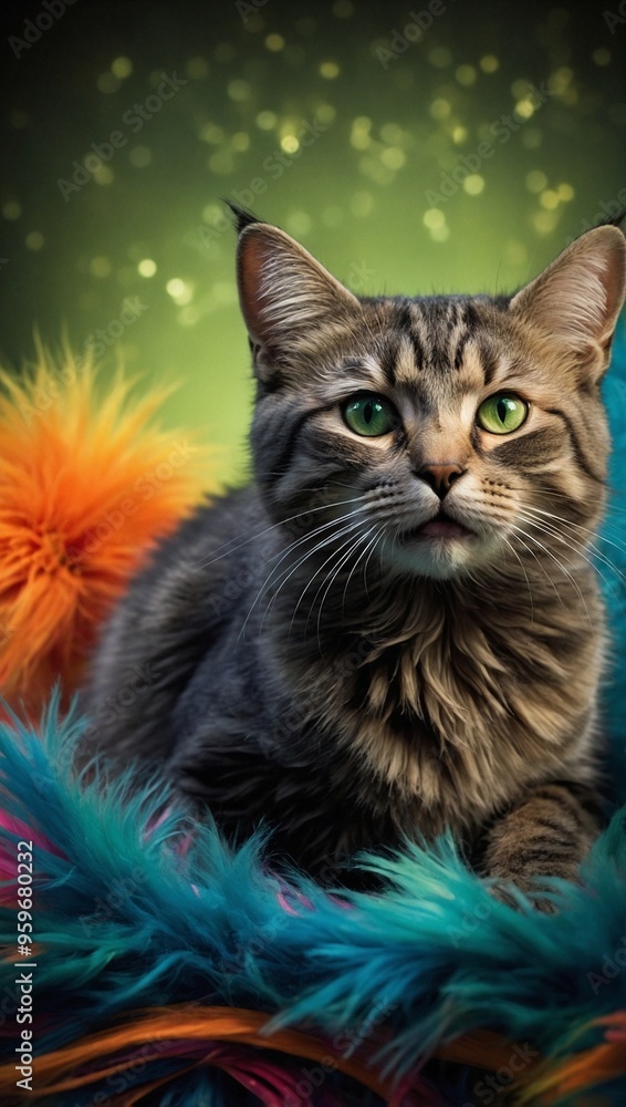 Obraz premium Cat-titude