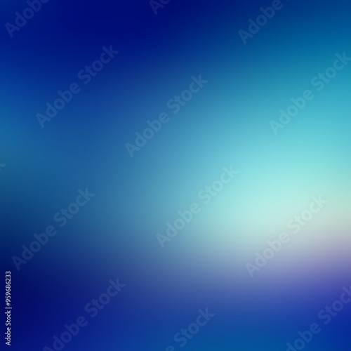 Glowing blue sky blur illustration.