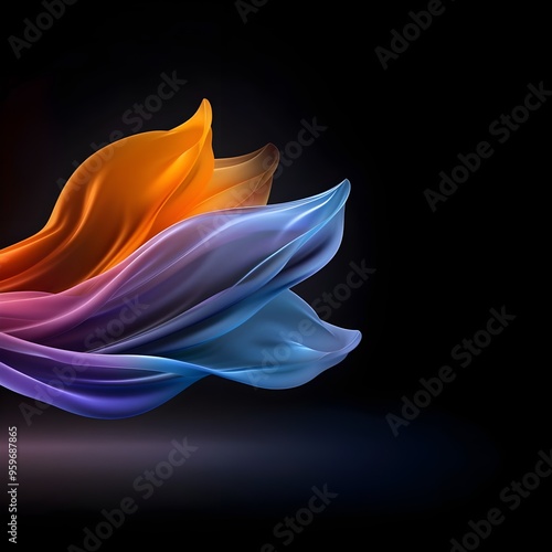 creative neon wave background that is abstract