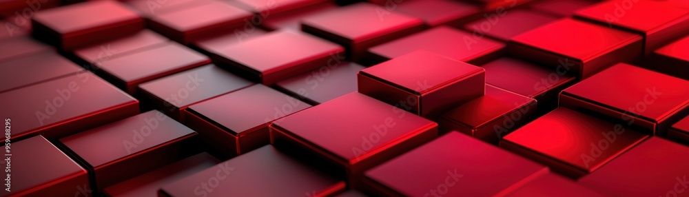 Layered 3D red squares with subtle variations in hue, strong depth effect, glossy finish. Abstract and Minimalistic Design Backgrounds Layered 3D red squares with subtle variations in hue, strong depth effect, glossy finish. Abstract and Minimalistic Design Backgrounds