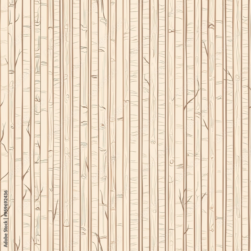 seamless pattern of birch wood grain with fine, straight lines seamless pattern of birch wood grain with fine, straight lines