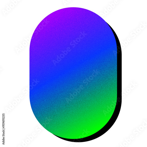 Vibrant Gradient Circle - Abstract Colorful 3D Curve