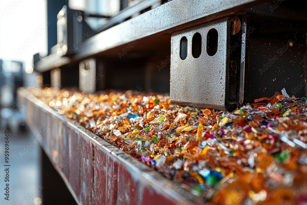 Crushed Glass Conveying System with Steel Support Crushed Glass Conveying System with Steel Support