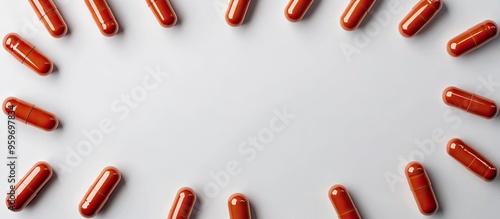 Medicine concept A frame of...