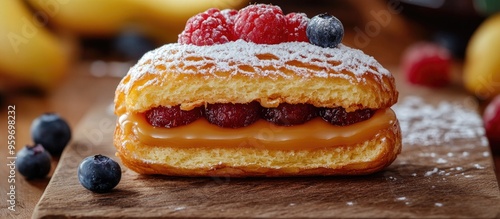 Bomb filled with dulce de l...