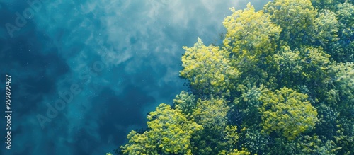 directly beneath the trees ...