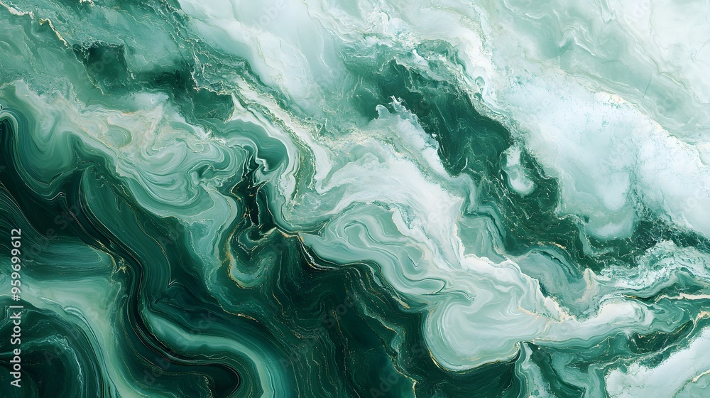 A beautiful abstract texture featuring swirling shades of green and white, perfect for backgrounds or design elements. A beautiful abstract texture featuring swirling shades of green and white, perfect for backgrounds or design elements.
