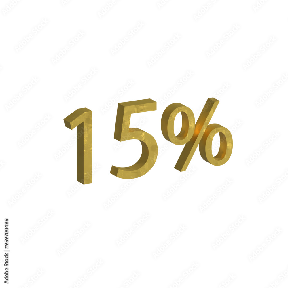 15 off discount promotion sale made of realistic 3d vector gold. Template for products, advertizing, web banners, leaflets, certificates and postcards 15 off discount promotion sale made of realistic 3d vector gold. Template for products, advertizing, web banners, leaflets, certificates and postcards