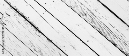 Aged white wooden backgroun...