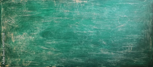 The surface of a green scho...