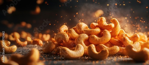 Roasted and salted cashews ...