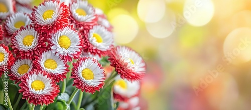 A cluster of blooming red a...