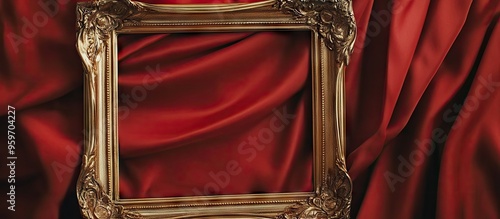 Antique gold photo frame re...