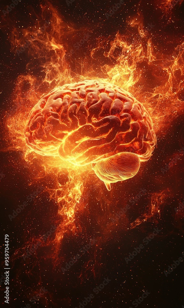 Radiant intelligence: glowing human brain, the spark of knowledge and the power of neural connections, the brains role as the center of consciousness and intellectual brilliance Radiant intelligence: glowing human brain, the spark of knowledge and the power of neural connections, the brains role as the center of consciousness and intellectual brilliance