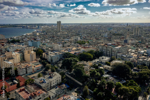 bird's eye view of old Havana