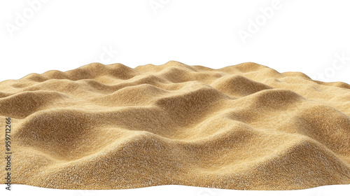 3D Render of Sandy Desert Landscape