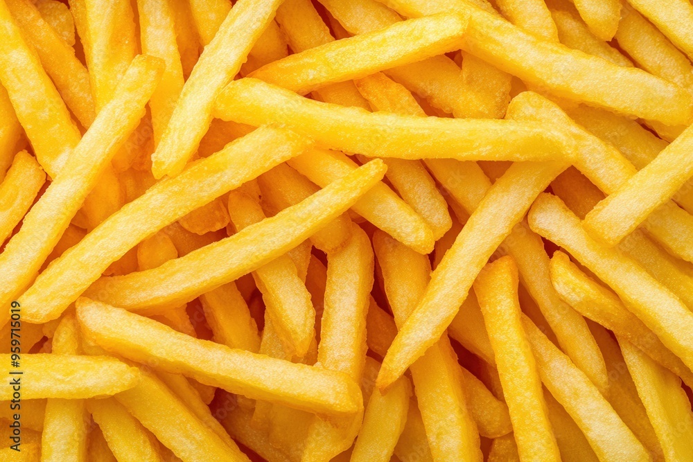 Close-up of golden, crispy french fries. Perfect snack or side dish. Ideal for fast food imagery or culinary content. Close-up of golden, crispy french fries. Perfect snack or side dish. Ideal for fast food imagery or culinary content.