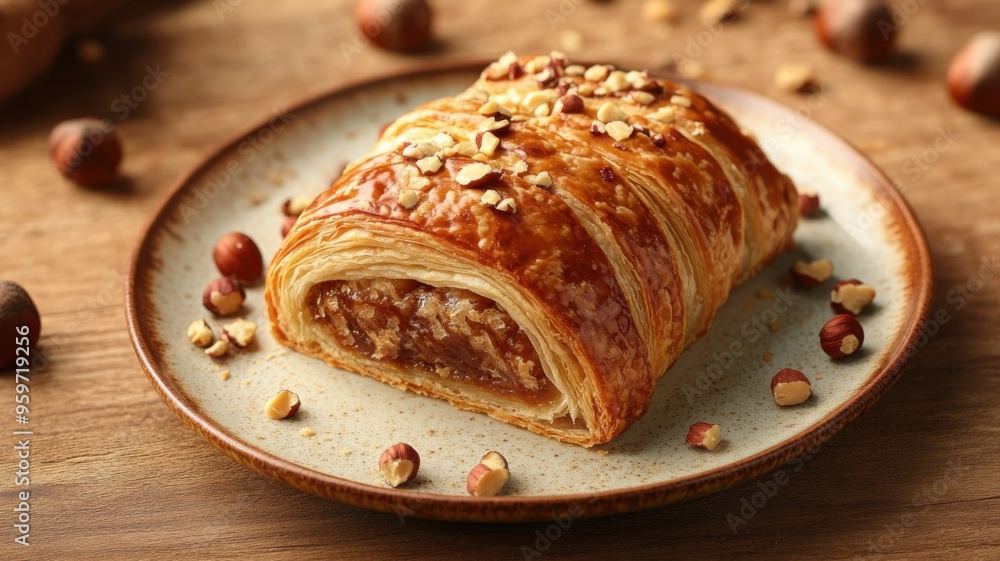 Hazelnut Swirl Pastry Delight Hazelnut Swirl Pastry Delight