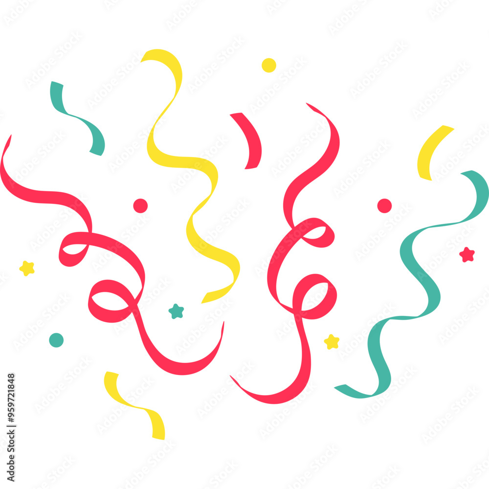Fototapeta premium Colorful Confetti Celebration