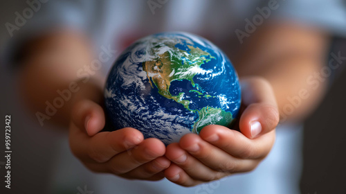 The World in a Child's Hands, A Symbol of Hope, Future, and Endless Possibilities