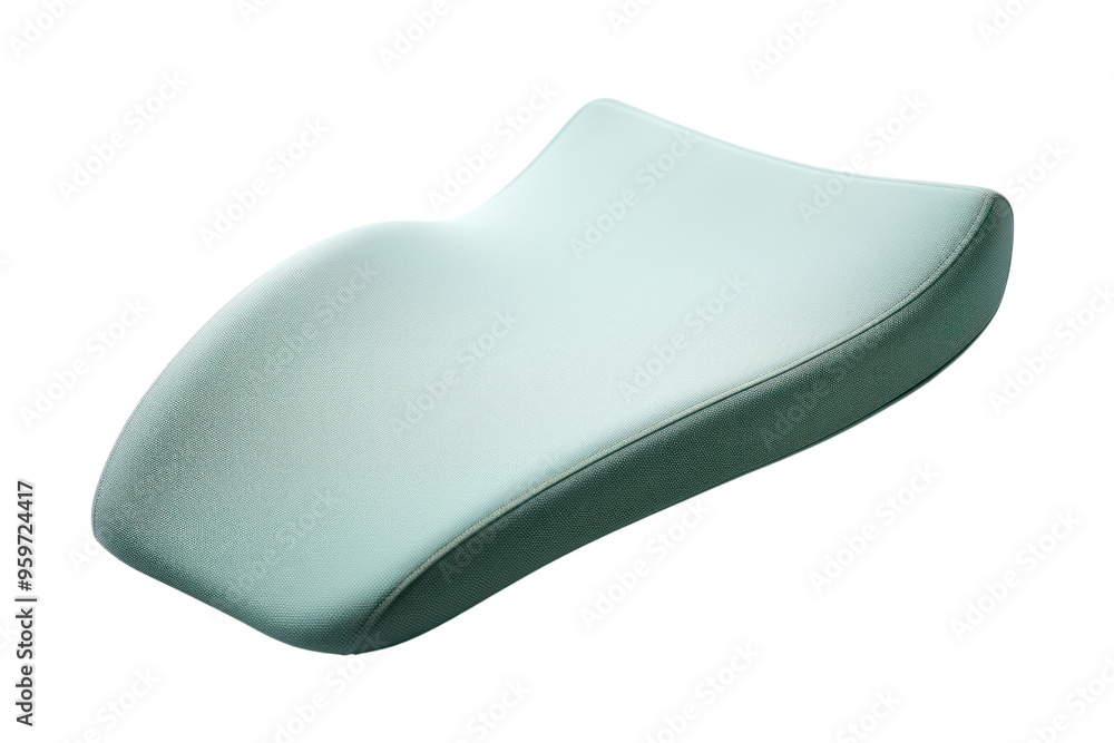 A versatile, wedge-shaped seat cushion that can be used to elevate your hips or provide lumbar support. ,Isolated on white background A versatile, wedge-shaped seat cushion that can be used to elevate your hips or provide lumbar support. ,Isolated on white background