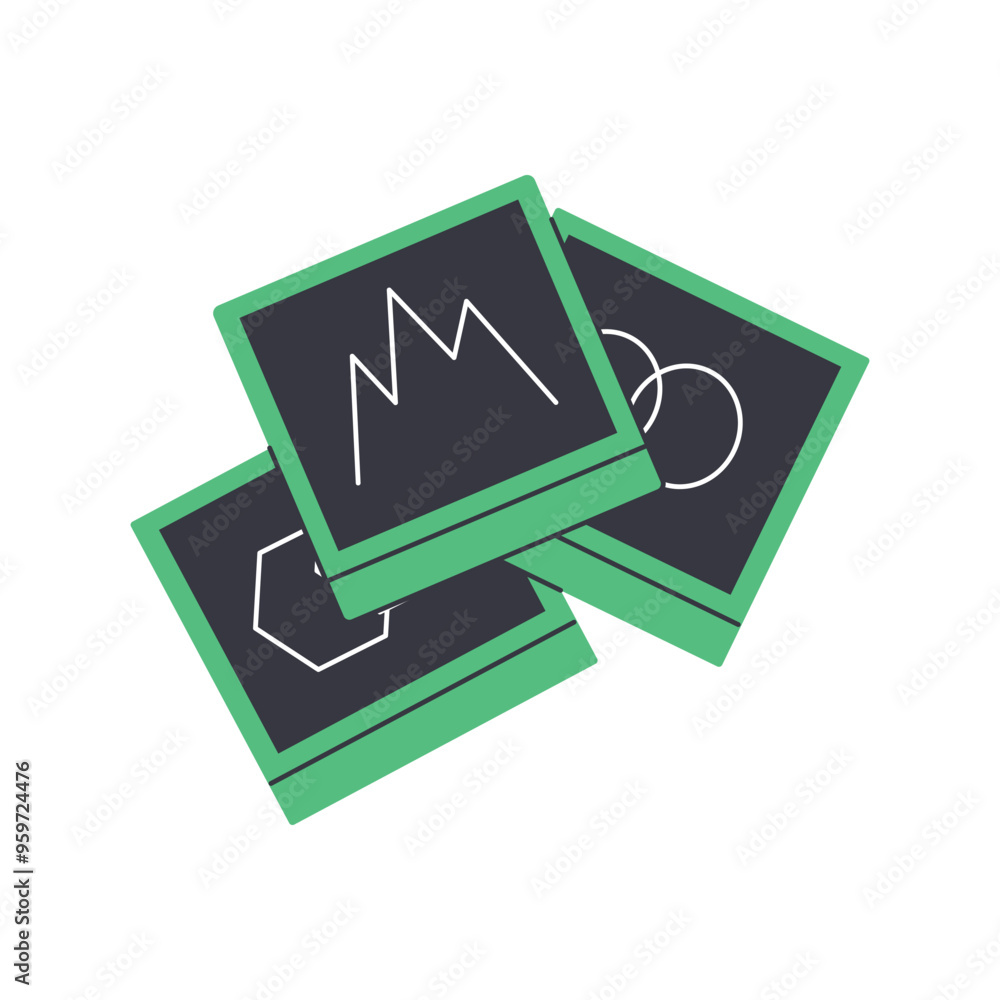 Empty photo frames. Vector illustration. Empty photo frames. Vector illustration.