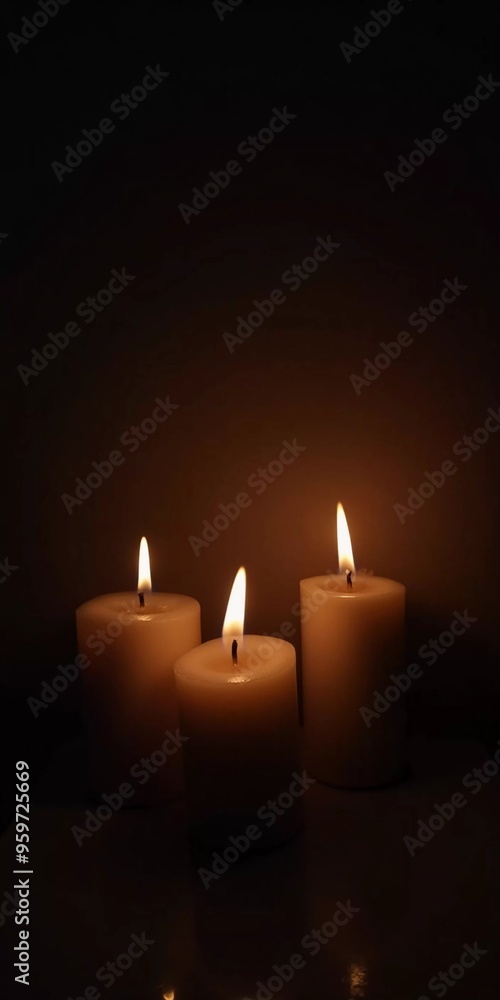 Soft light from flickering candles illuminates tranquil scene, inviting calming ambiance. Expression of regret, eternal memory and mourning. Religious ritual cult. Moments of reflection serenity. AI Soft light from flickering candles illuminates tranquil scene, inviting calming ambiance. Expression of regret, eternal memory and mourning. Religious ritual cult. Moments of reflection serenity. AI