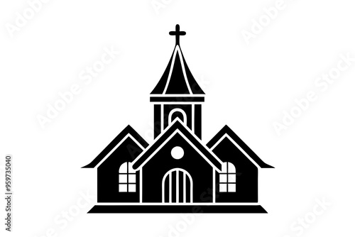 The Church is an icon, a logo on a white background