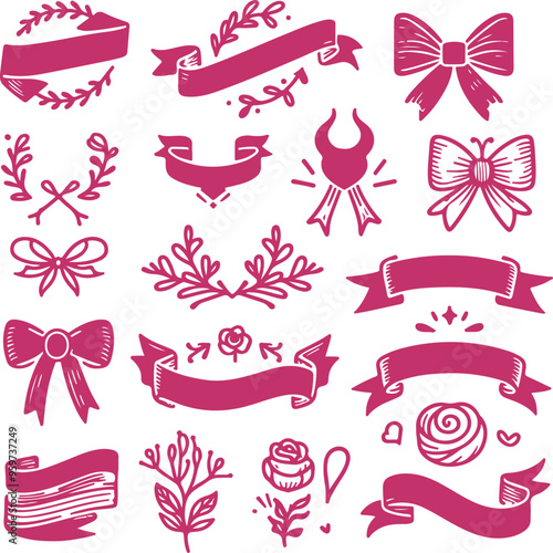 Wallpaper Mural Breast Cancer Awareness Pink Ribbon Vector Clipart Icon For Emblems, Badges And Levels Vector Illustration Torontodigital.ca
