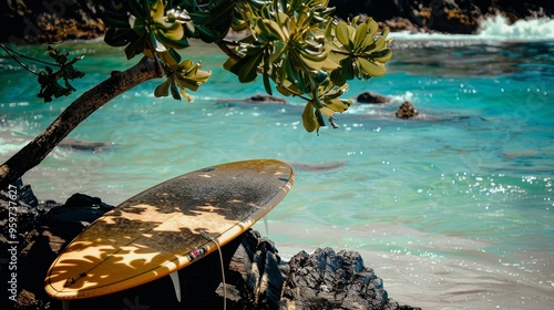 Surfboard outdoors surfing nature