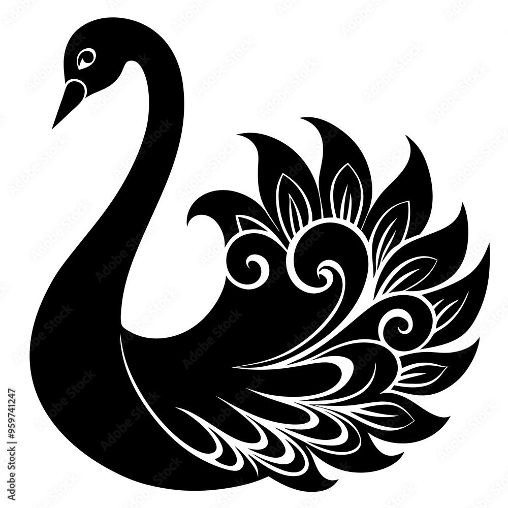 Obraz premium black swan