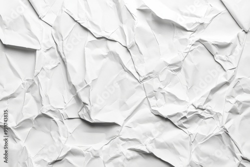 Wallpaper Mural Crumpled white paper background Torontodigital.ca