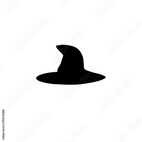 Halloween Witch Hat Silhouette