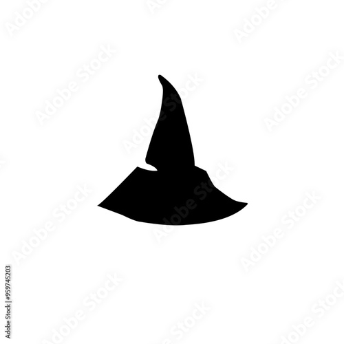 Halloween Witch Hat Silhouette