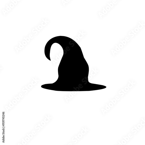 Halloween Witch Hat Silhouette