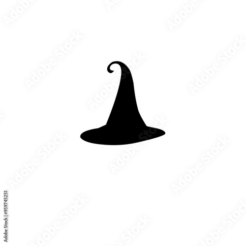 Halloween Witch Hat Silhouette