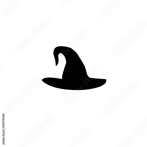 Halloween Witch Hat Silhouette