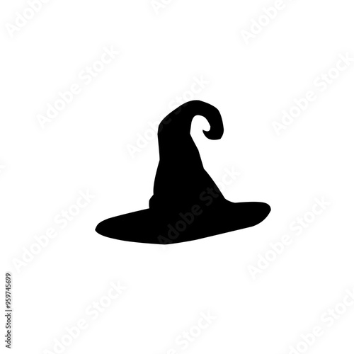 Halloween Witch Hat Silhouette