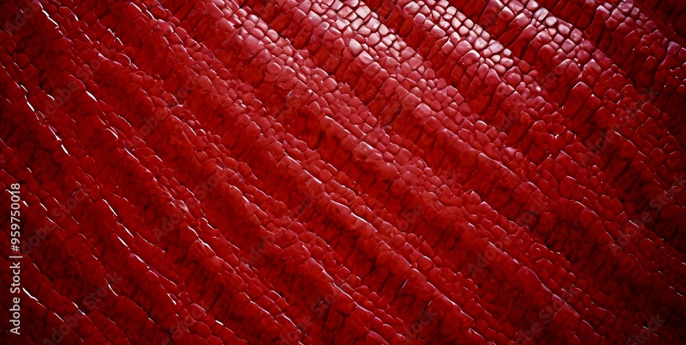 Fototapeta premium red fabric texture, Red snake scales