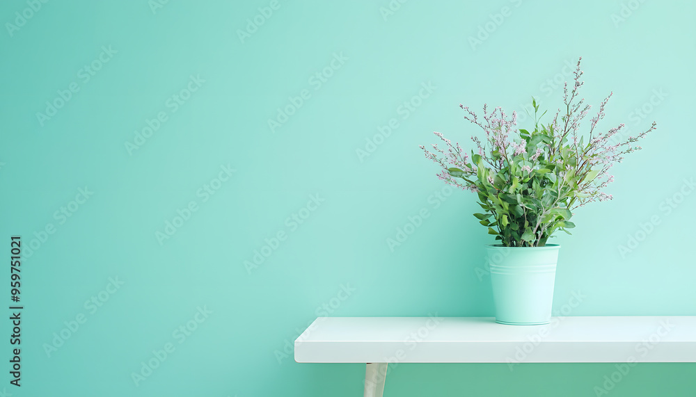 A single pastel color, such as mint green or lavender, providing a soothing and simple backdrop A single pastel color, such as mint green or lavender, providing a soothing and simple backdrop