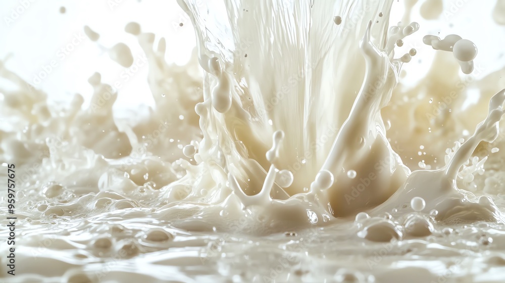 a stream of milk being poured into a glass, dynamic movement, rich and creamy, isolated on white background a stream of milk being poured into a glass, dynamic movement, rich and creamy, isolated on white background