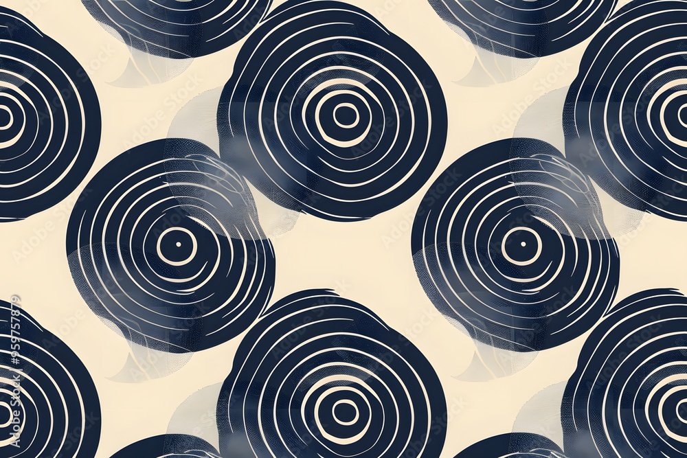 Abstract Pattern of Circular Shapes with Layered Textures Abstract Pattern of Circular Shapes with Layered Textures
