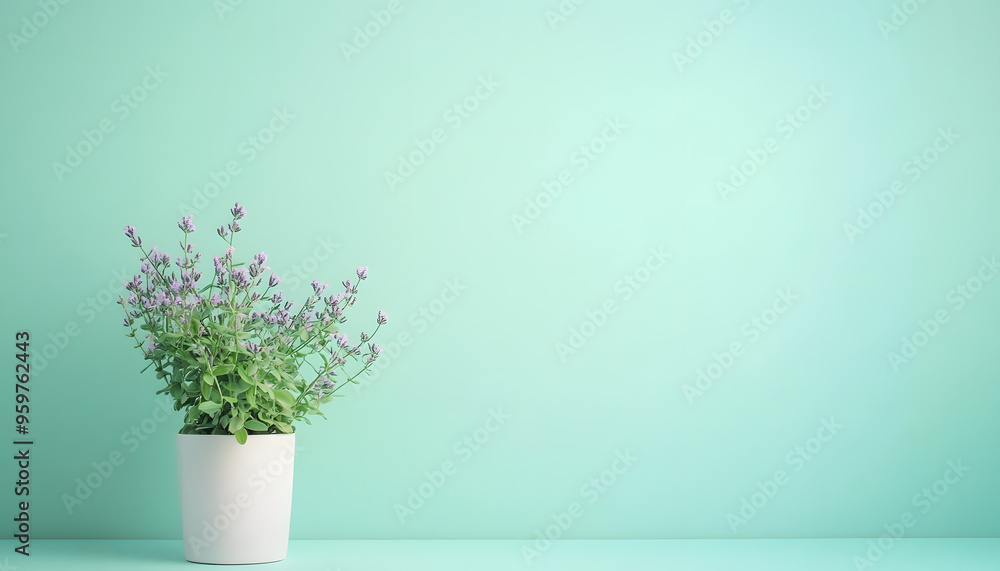 A single pastel color, such as mint green or lavender, providing a soothing and simple backdrop A single pastel color, such as mint green or lavender, providing a soothing and simple backdrop