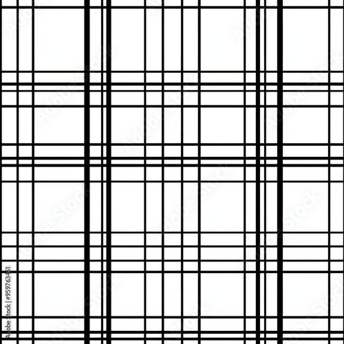 Wallpaper Mural seamless pattern of evenly spaced vertical and horizontal lines Torontodigital.ca